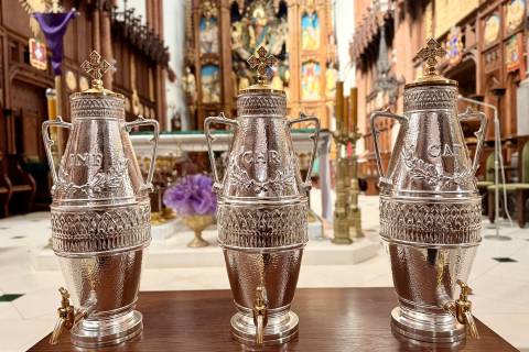 Nowe naczynia na Oleje Święte