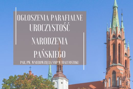 Uroczystość Narodzenia Pańskiego, 25.12.2025 r.